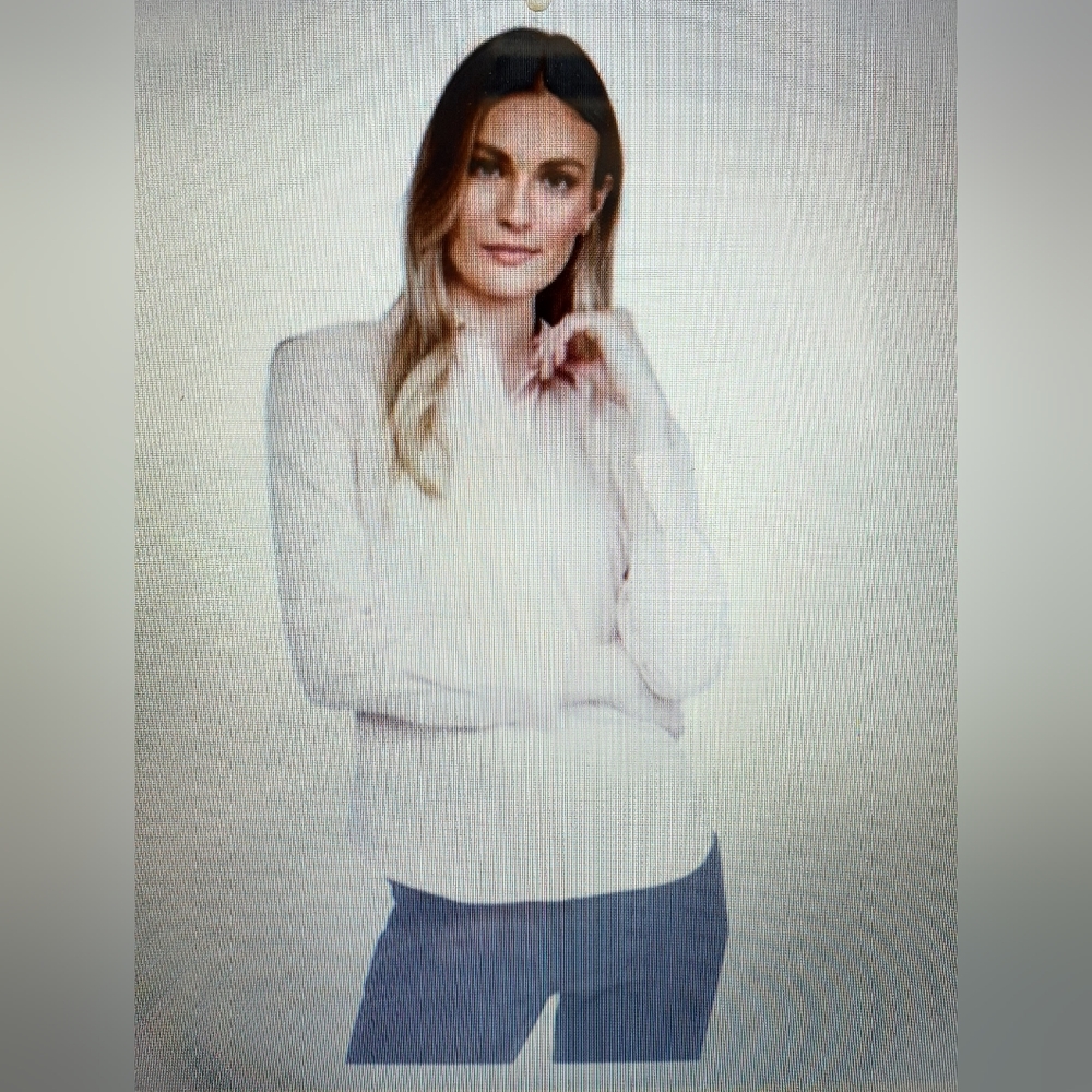 Mexx Womens long sleeve blouse 65% cotton Light Peach colour multiple sizes